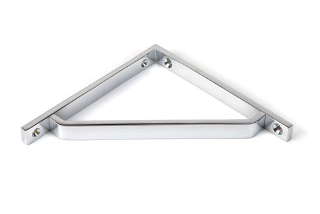 From The Anvil - Polished Chrome Barton Shelf Bracket (150mm x 150mm) | Sku. 51109 | Trade Door Handles.