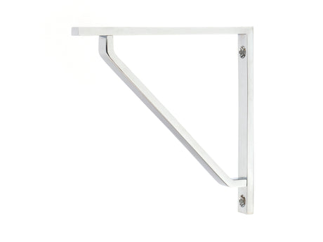 From The Anvil - Polished Chrome Barton Shelf Bracket (150mm x 150mm) | Sku. 51109 | Trade Door Handles.