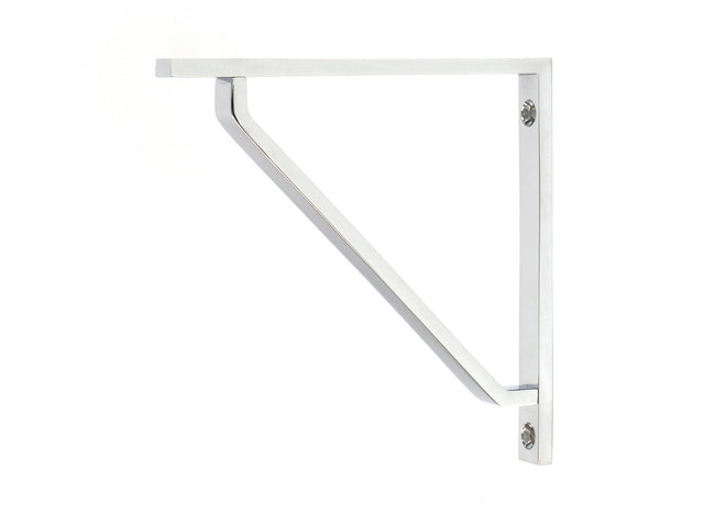 From The Anvil - Polished Chrome Barton Shelf Bracket (150mm x 150mm) | Sku. 51109 | Trade Door Handles.
