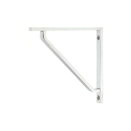 From The Anvil - Polished Chrome Barton Shelf Bracket (150mm x 150mm) | Sku. 51109 | Trade Door Handles.
