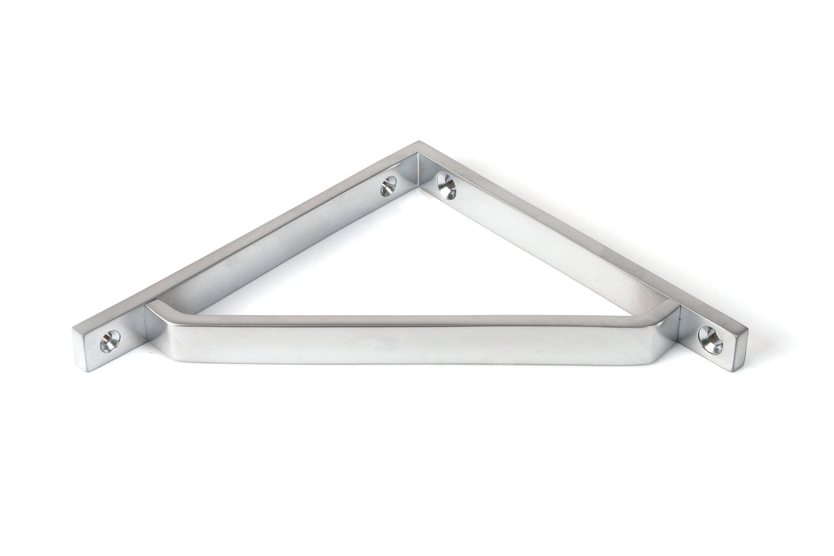 From The Anvil - Satin Chrome Barton Shelf Bracket (150mm x 150mm) | Sku. 51110 | Trade Door Handles.