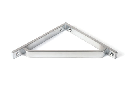 From The Anvil - Satin Chrome Barton Shelf Bracket (150mm x 150mm) | Sku. 51110 | Trade Door Handles.