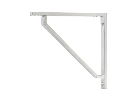 From The Anvil - Satin Chrome Barton Shelf Bracket (150mm x 150mm) | Sku. 51110 | Trade Door Handles.