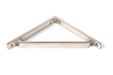 From The Anvil - Polished Nickel Barton Shelf Bracket (150mm x 150mm) | Sku. 51111 | Trade Door Handles.