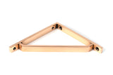 From The Anvil - Polished Bronze Barton Shelf Bracket (150mm x 150mm) | Sku. 51113 | Trade Door Handles.
