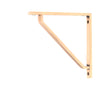 From The Anvil - Polished Bronze Barton Shelf Bracket (150mm x 150mm) | Sku. 51113 | Trade Door Handles.