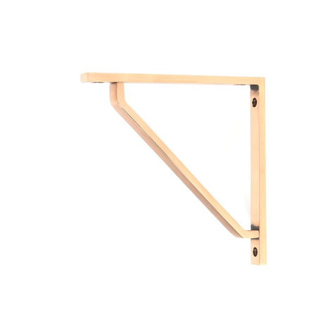 From The Anvil - Polished Bronze Barton Shelf Bracket (150mm x 150mm) | Sku. 51113 | Trade Door Handles.