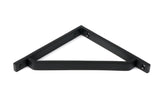 From The Anvil - Matt Black Barton Shelf Bracket (150mm x 150mm) | Sku. 51114 | Trade Door Handles.