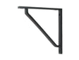 From The Anvil - Matt Black Barton Shelf Bracket (150mm x 150mm) | Sku. 51114 | Trade Door Handles.