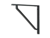 From The Anvil - Matt Black Barton Shelf Bracket (150mm x 150mm) | Sku. 51114 | Trade Door Handles.