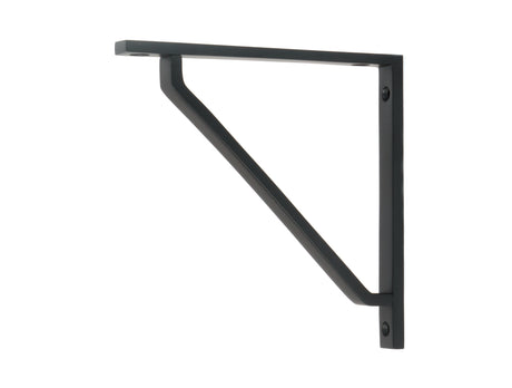 From The Anvil - Matt Black Barton Shelf Bracket (150mm x 150mm) | Sku. 51114 | Trade Door Handles.