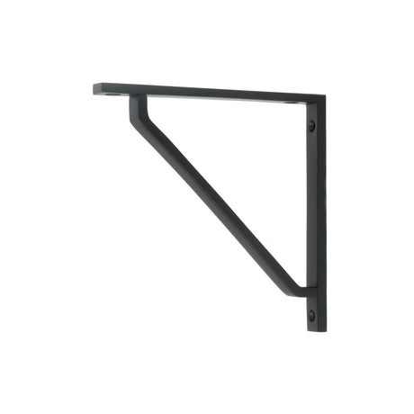 From The Anvil - Matt Black Barton Shelf Bracket (150mm x 150mm) | Sku. 51114 | Trade Door Handles.