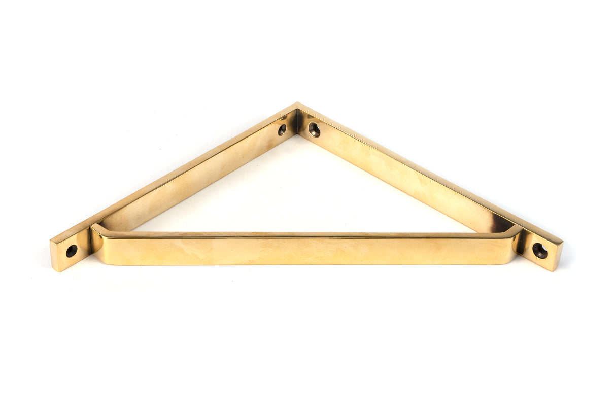 From The Anvil - Aged Brass Barton Shelf Bracket (200mm x 200mm) | Sku. 51116 | Trade Door Handles.