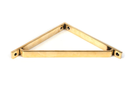 From The Anvil - Aged Brass Barton Shelf Bracket (200mm x 200mm) | Sku. 51116 | Trade Door Handles.