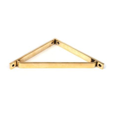 From The Anvil - Aged Brass Barton Shelf Bracket (200mm x 200mm) | Sku. 51116 | Trade Door Handles.