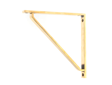 From The Anvil - Aged Brass Barton Shelf Bracket (200mm x 200mm) | Sku. 51116 | Trade Door Handles.