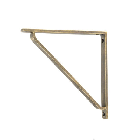 From The Anvil - Burnished Brass Barton Shelf Bracket (200mm x 200mm) | Sku. 51118 | Trade Door Handles.