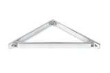 From The Anvil - Polished Chrome Barton Shelf Bracket (200mm x 200mm) | Sku. 51119 | Trade Door Handles.