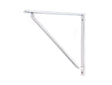 From The Anvil - Polished Chrome Barton Shelf Bracket (200mm x 200mm) | Sku. 51119 | Trade Door Handles.
