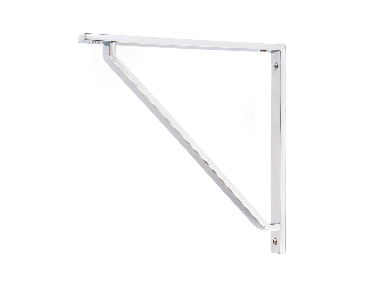 From The Anvil - Polished Chrome Barton Shelf Bracket (200mm x 200mm) | Sku. 51119 | Trade Door Handles.