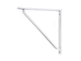 From The Anvil - Polished Chrome Barton Shelf Bracket (200mm x 200mm) | Sku. 51119 | Trade Door Handles.