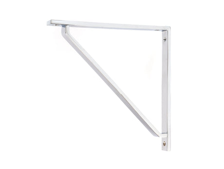 From The Anvil - Polished Chrome Barton Shelf Bracket (200mm x 200mm) | Sku. 51119 | Trade Door Handles.