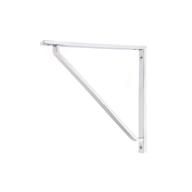 From The Anvil - Polished Chrome Barton Shelf Bracket (200mm x 200mm) | Sku. 51119 | Trade Door Handles.