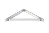 From The Anvil - Satin Chrome Barton Shelf Bracket (200mm x 200mm) | Sku. 51120 | Trade Door Handles.