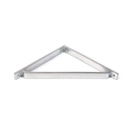 From The Anvil - Satin Chrome Barton Shelf Bracket (200mm x 200mm) | Sku. 51120 | Trade Door Handles.