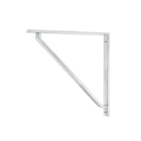 From The Anvil - Satin Chrome Barton Shelf Bracket (200mm x 200mm) | Sku. 51120 | Trade Door Handles.