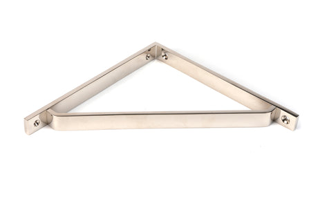 From The Anvil - Polished Nickel Barton Shelf Bracket (200mm x 200mm) | Sku. 51121 | Trade Door Handles.