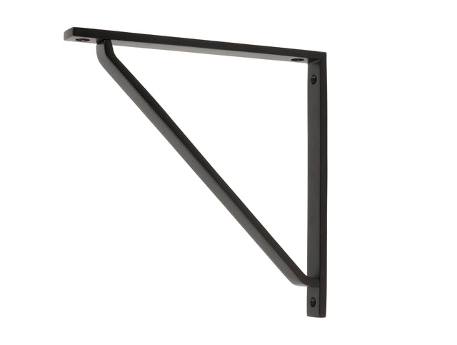 From The Anvil - Aged Bronze Barton Shelf Bracket (200mm x 200mm) | Sku. 51122 | Trade Door Handles.