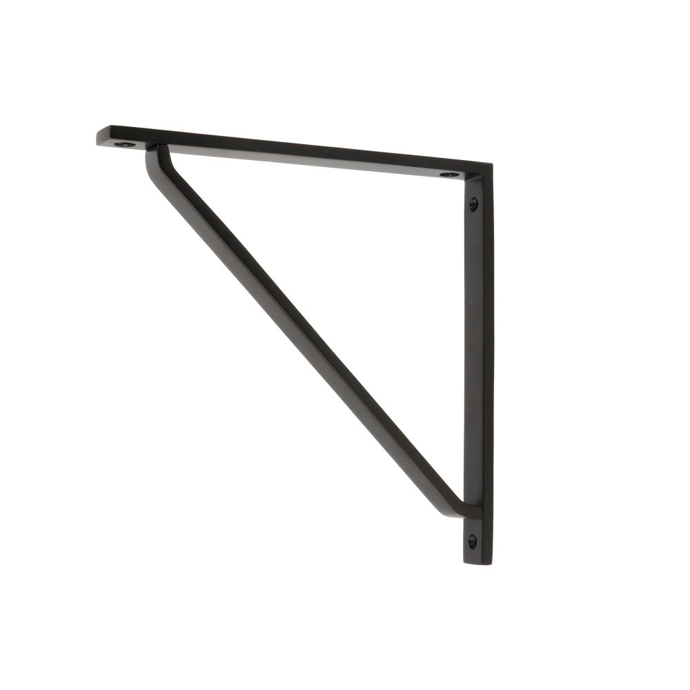 From The Anvil - Aged Bronze Barton Shelf Bracket (200mm x 200mm) | Sku. 51122 | Trade Door Handles.