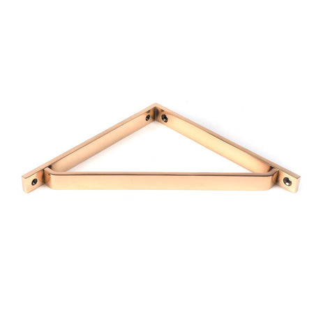 From The Anvil - Polished Bronze Barton Shelf Bracket (200mm x 200mm) | Sku. 51123 | Trade Door Handles.