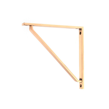 From The Anvil - Polished Bronze Barton Shelf Bracket (200mm x 200mm) | Sku. 51123 | Trade Door Handles.