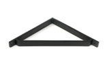 From The Anvil - Matt Black Barton Shelf Bracket (200mm x 200mm) | Sku. 51124 | Trade Door Handles.