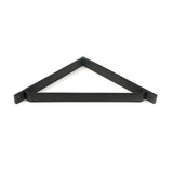 From The Anvil - Matt Black Barton Shelf Bracket (200mm x 200mm) | Sku. 51124 | Trade Door Handles.