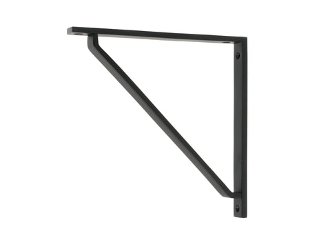 From The Anvil - Matt Black Barton Shelf Bracket (200mm x 200mm) | Sku. 51124 | Trade Door Handles.