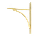 From The Anvil - Satin Brass Apperley Shelf Bracket (260mm x 200mm) | Sku. 51127 | Trade Door Handles.