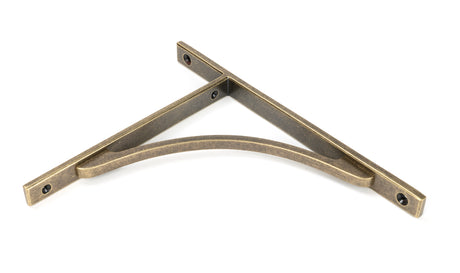 From The Anvil - Burnished Brass Apperley Shelf Bracket (260mm x 200mm) | Sku. 51128 | Trade Door Handles.