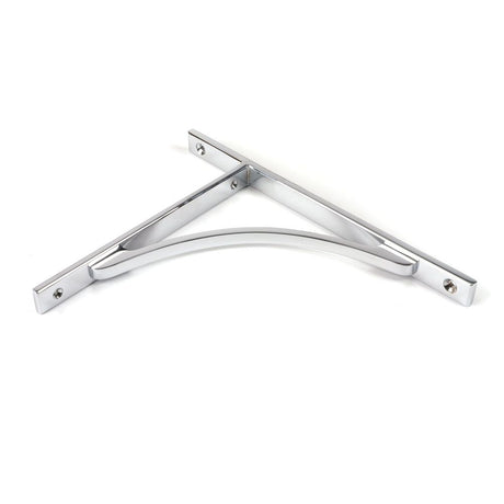 From The Anvil - Polished Chrome Apperley Shelf Bracket (260mm x 200mm) | Sku. 51129 | Trade Door Handles.