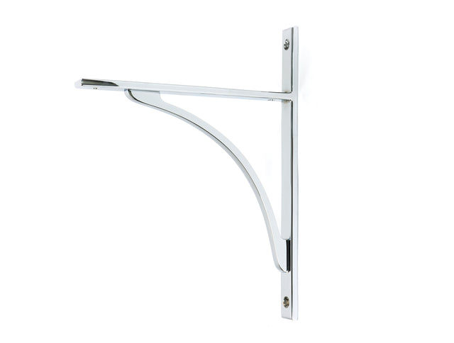 From The Anvil - Polished Chrome Apperley Shelf Bracket (260mm x 200mm) | Sku. 51129 | Trade Door Handles.