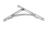 From The Anvil - Satin Chrome Apperley Shelf Bracket (260mm x 200mm) | Sku. 51130 | Trade Door Handles.