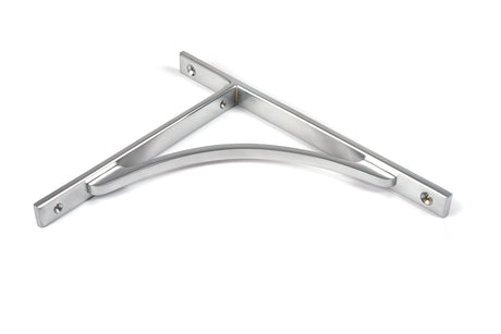 From The Anvil - Satin Chrome Apperley Shelf Bracket (260mm x 200mm) | Sku. 51130 | Trade Door Handles.