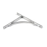 From The Anvil - Satin Chrome Apperley Shelf Bracket (260mm x 200mm) | Sku. 51130 | Trade Door Handles.