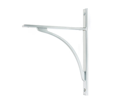 From The Anvil - Satin Chrome Apperley Shelf Bracket (260mm x 200mm) | Sku. 51130 | Trade Door Handles.