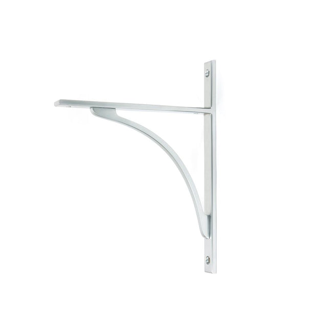 From The Anvil - Satin Chrome Apperley Shelf Bracket (260mm x 200mm) | Sku. 51130 | Trade Door Handles.