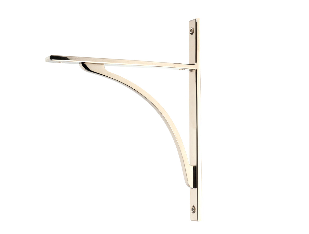 From The Anvil - Polished Nickel Apperley Shelf Bracket (260mm x 200mm) | Sku. 51131 | Trade Door Handles.