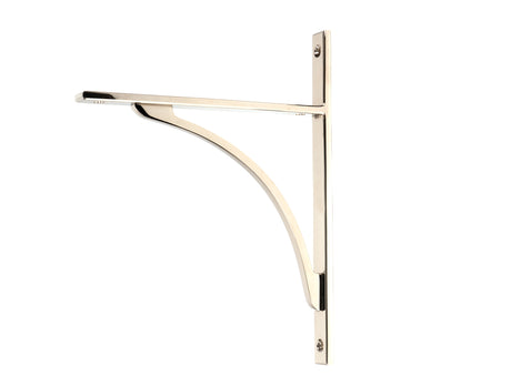 From The Anvil - Polished Nickel Apperley Shelf Bracket (260mm x 200mm) | Sku. 51131 | Trade Door Handles.