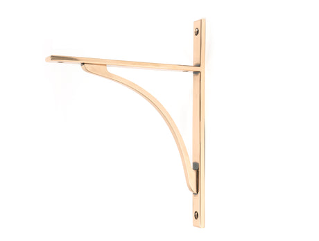 From The Anvil - Polished Bronze Apperley Shelf Bracket (260mm x 200mm) | Sku. 51133 | Trade Door Handles.